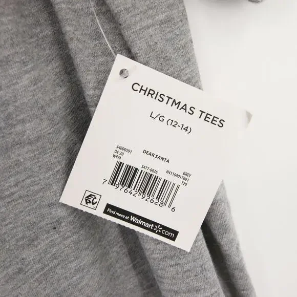 Christmas T-Shirt Gray Dear Santa I Can Explain Funny Ugly Sweater Holiday Time - Picture 7 of 10